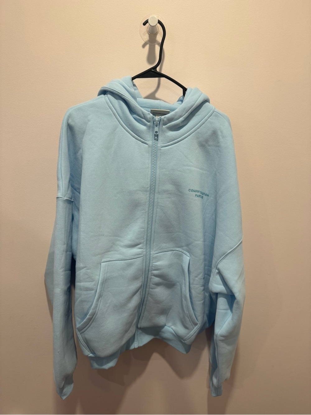 Côte & Ciel Light Blue Zip-Up Hoodie